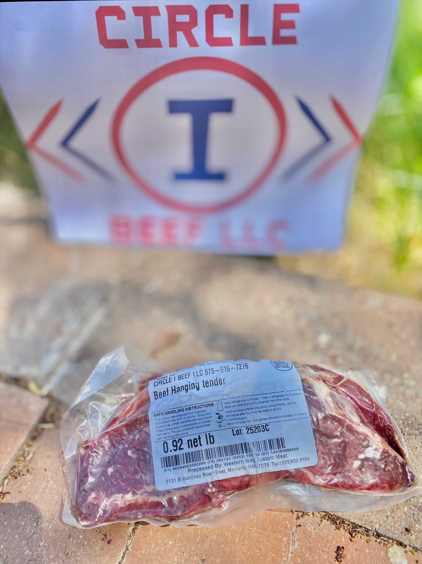 Grass - Fed Beef Hanging Tender - PRICE PER POUND