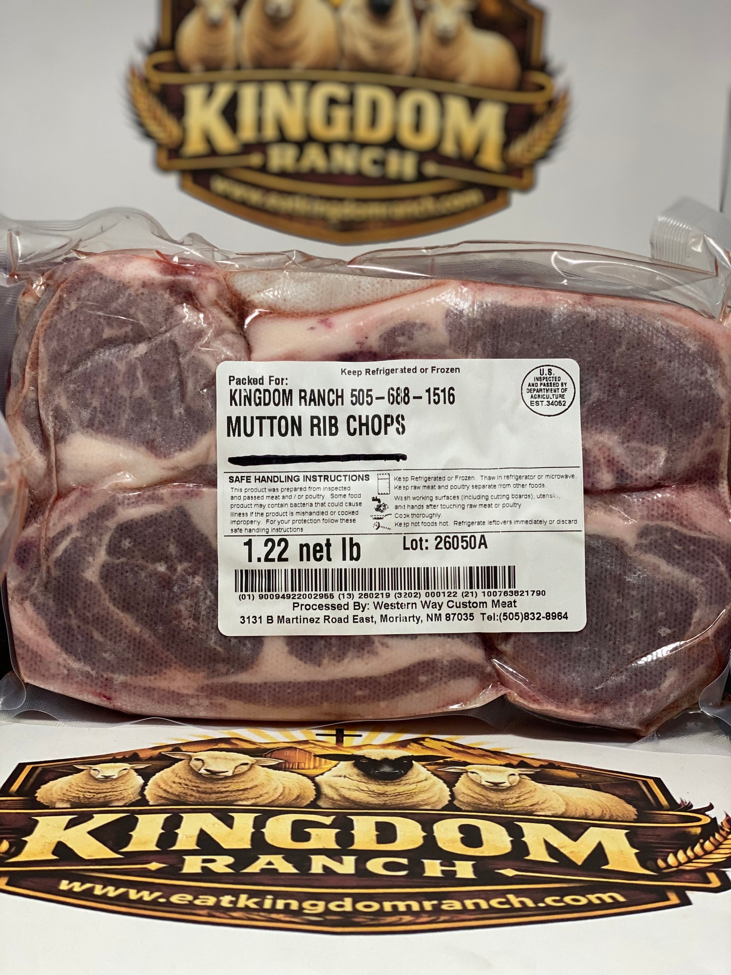 Organic Grass - Fed Lamb Rib Chops