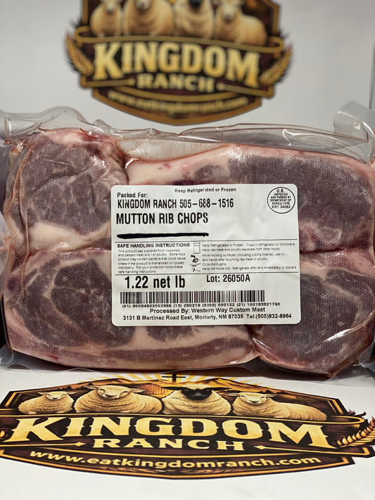 Organic Grass - Fed Lamb Rib Chops