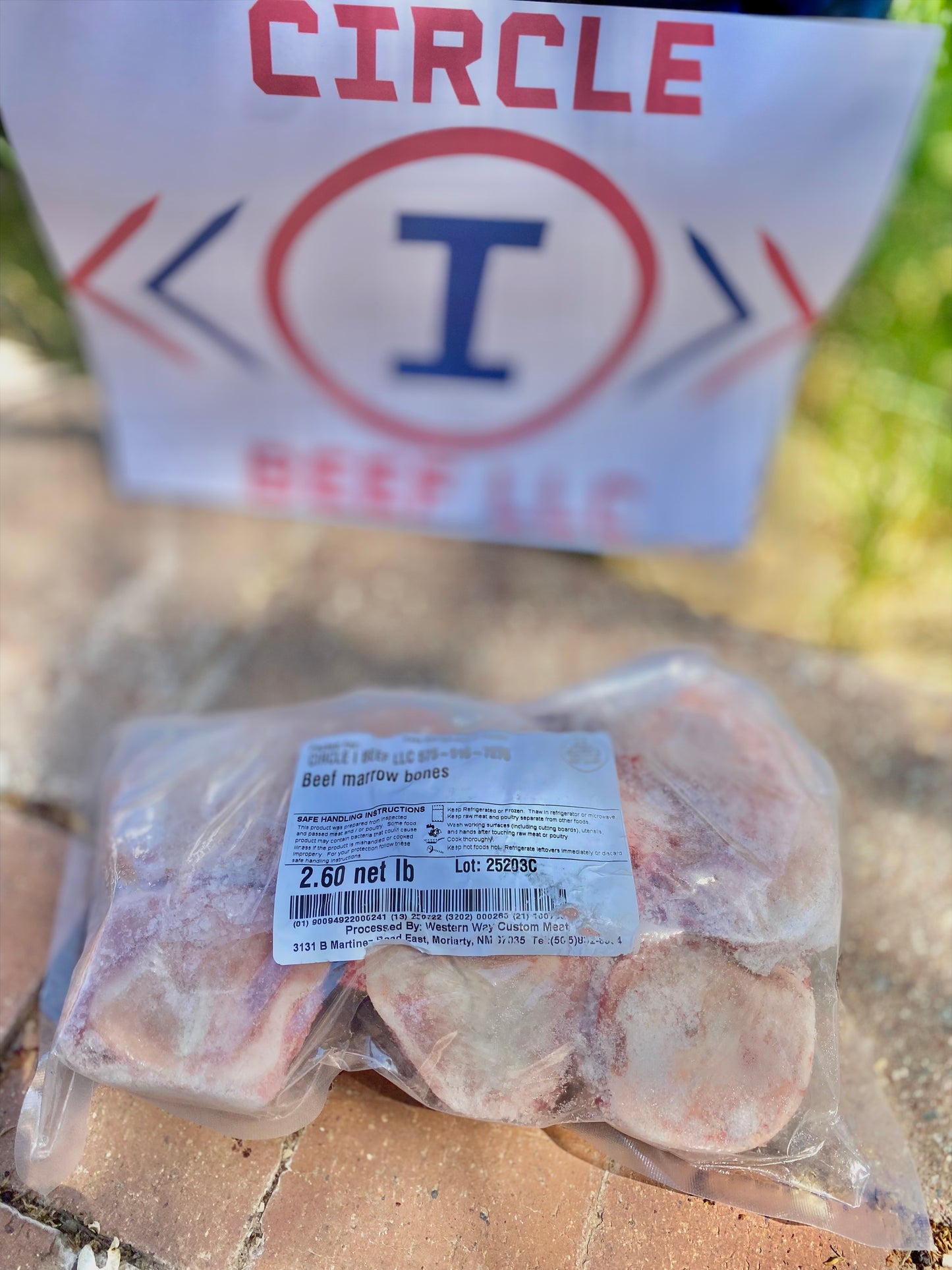 Grass - Fed Beef Marrow - PRICE PER POUND
