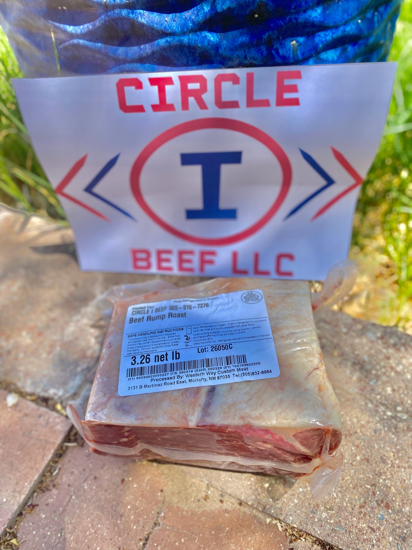 Grass - Fed Beef Boneless Rump Roast - PRICE PER POUND