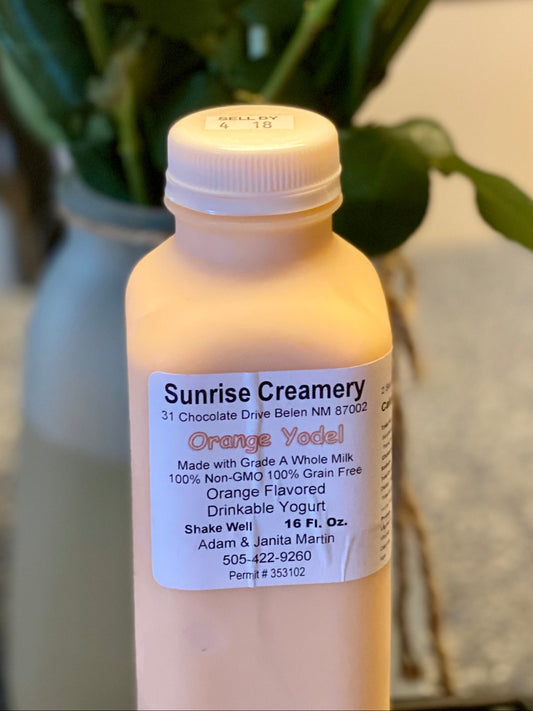 Orange Flavored Drinkable Yogurt 16 oz.