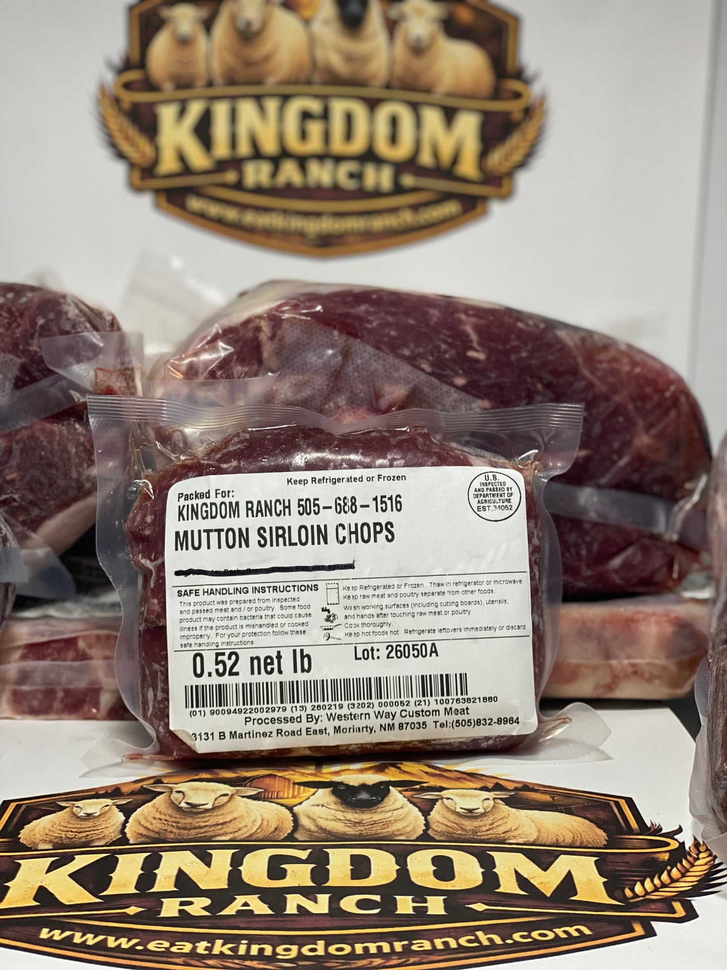 Organic Grass - Fed Lamb Sirloin Chops