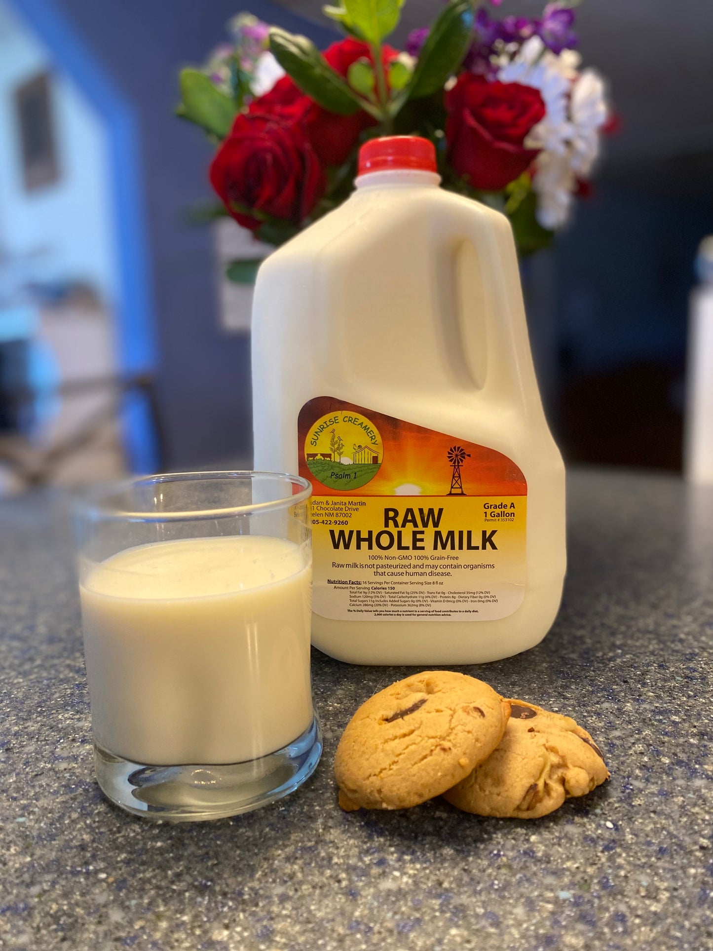 Organic Raw Whole Milk, 1 Gallon