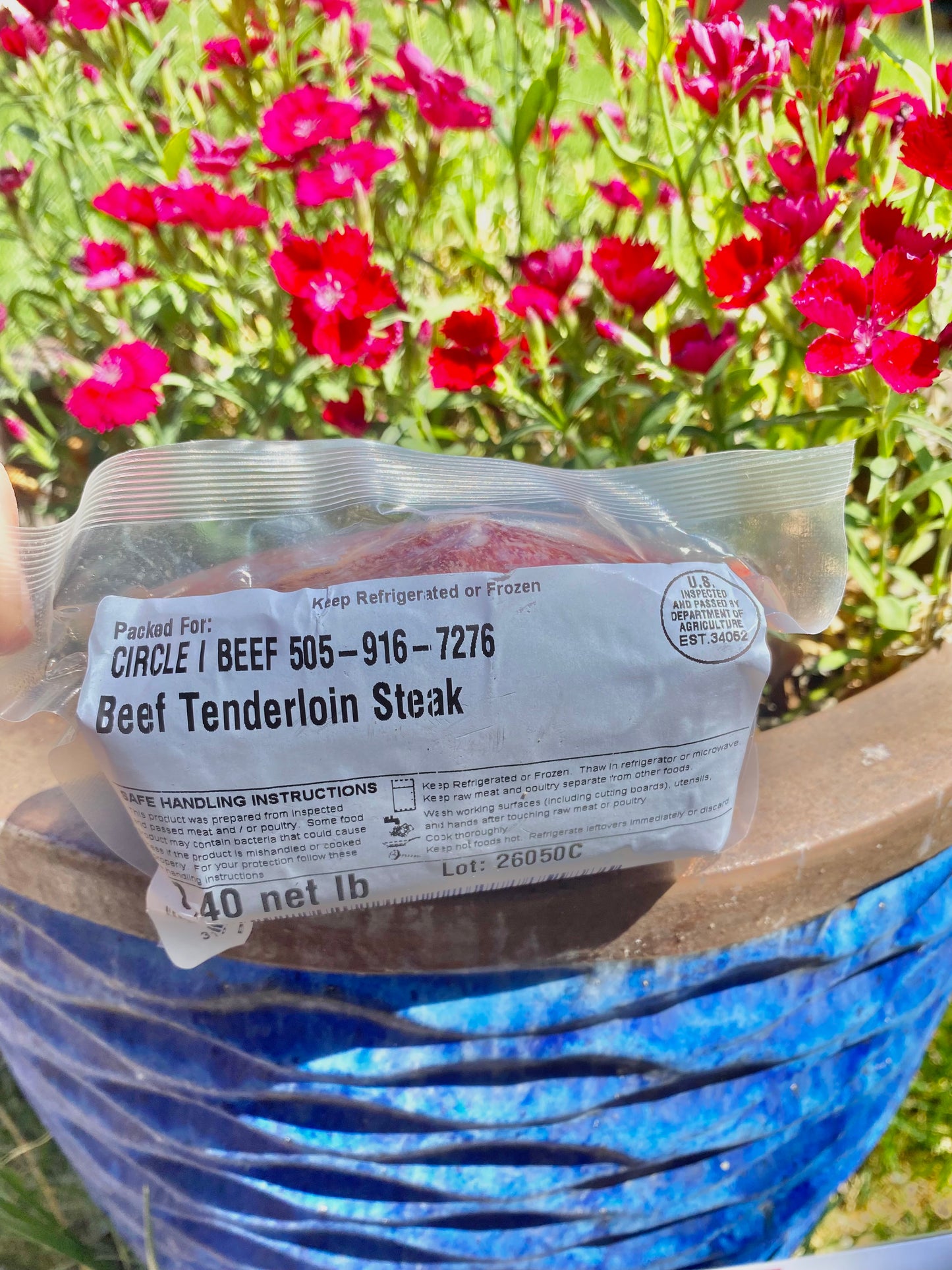 Grass - Fed Beef Filet Mignon (Tenderloin) - PRICE PER POUND