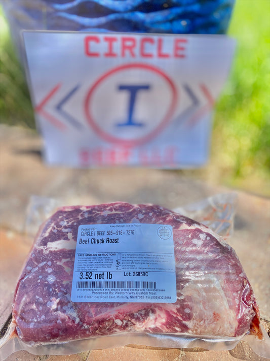 Grass - Fed Beef Chuck Roast - PRICE PER POUND