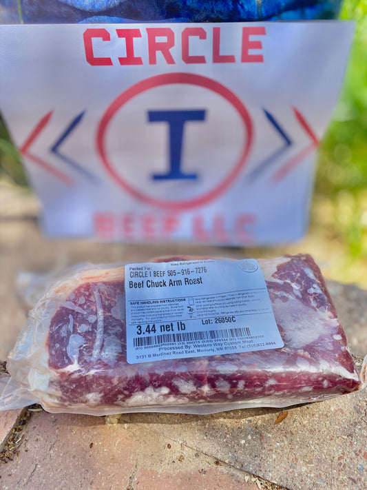 Grass - Fed Beef Chuck Arm Roast - PRICE PER POUND