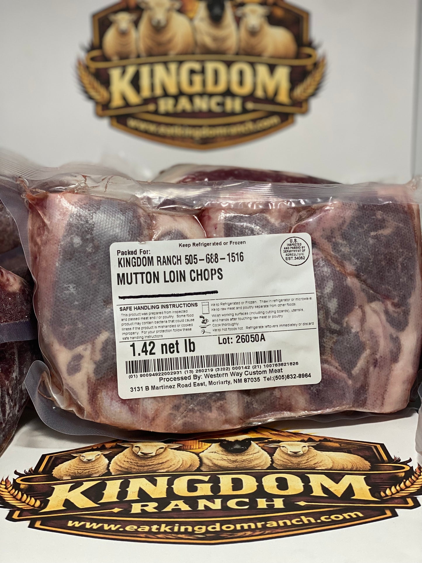 Organic Grass - Fed Lamb Loin Chops