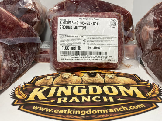 Organic Grass-Fed Ground Lamb, 1 lb