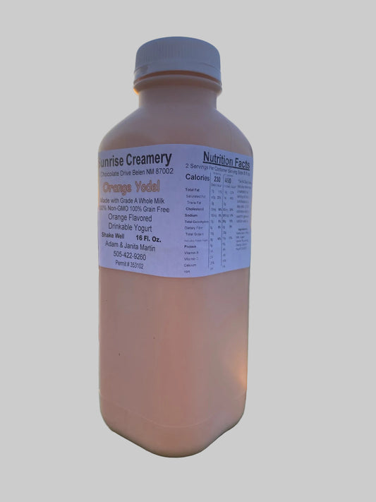 Orange Flavored Drinkable Yogurt 16 oz.
